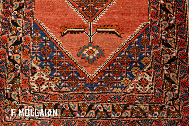 Antique Persian Meshkin Runner Carpet  n°:87285353